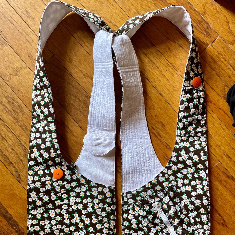 TAMMYSWING flower cotton harness vest purse pocket - Picture 6 of 16